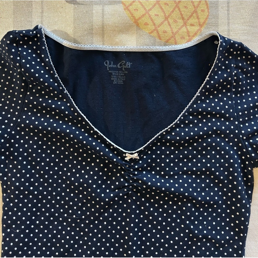 Brandy Melville Polka Dot Top - Picture 3 of 3